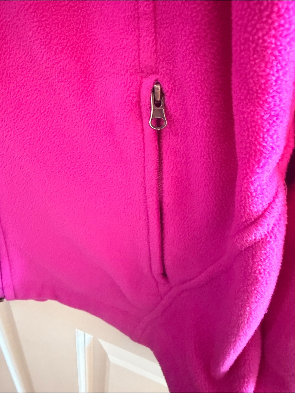 Champion Women’s Bright Fuchsia Full-Zip Fleece Jacket - Picture 6 of 6